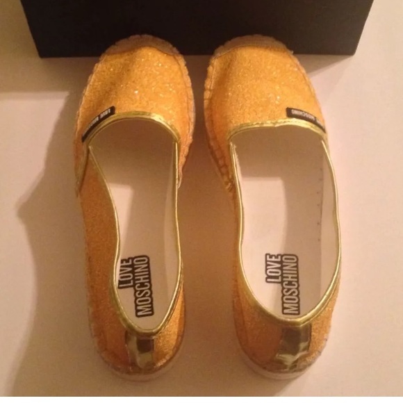 🆕Love Moschino Espadrilles Sz 11 Round Toe Flats - Picture 8 of 8